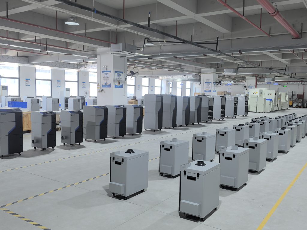 PURE-AIR production workshop assembly line