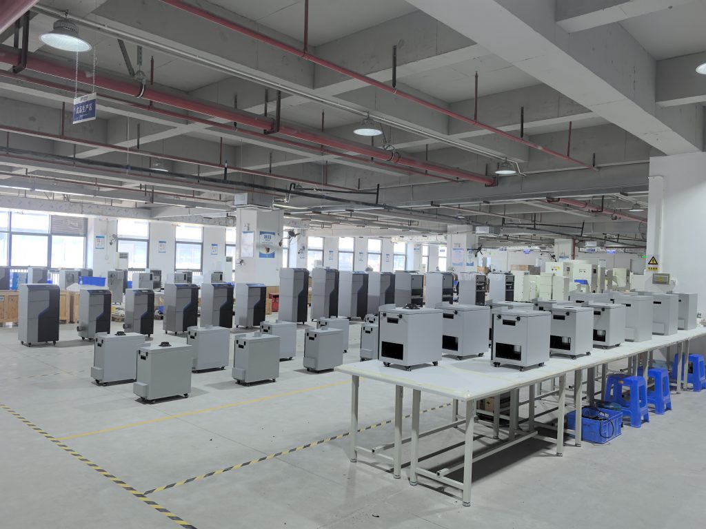 PURE-AIR production workshop fabrication area